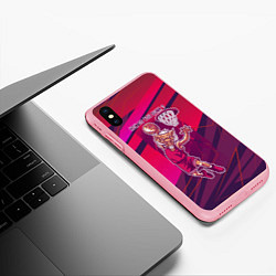 Чехол iPhone XS Max матовый Баскетбол кабан, цвет: 3D-баблгам — фото 2