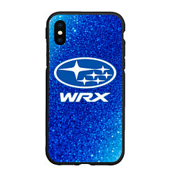 Чехол iPhone XS Max матовый SUBARU WRX Шум, цвет: 3D-черный