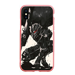 Чехол iPhone XS Max матовый Guts Berserk art, цвет: 3D-баблгам