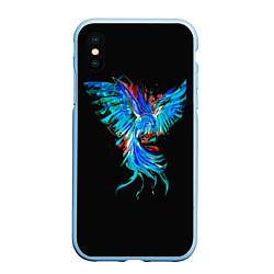 Чехол iPhone XS Max матовый Феникс Phoenix