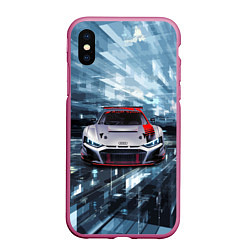 Чехол iPhone XS Max матовый Audi Motorsport Racing team