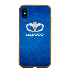 Чехол iPhone XS Max матовый DAEWOO ДЭУ abstraction