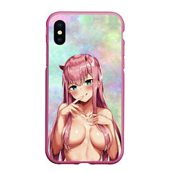 Чехол iPhone XS Max матовый Darling In The FranXX Dreamy 002