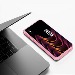 Чехол iPhone XS Max матовый Fashion pattern Neon Milano, цвет: 3D-баблгам — фото 2