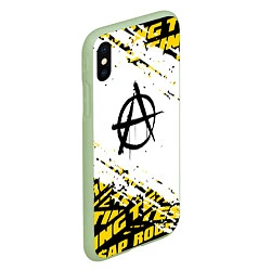 Чехол iPhone XS Max матовый Asap rocky freestyle, цвет: 3D-салатовый — фото 2