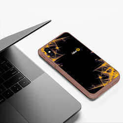 Чехол iPhone XS Max матовый FALLOUT 76 фолаут, цвет: 3D-коричневый — фото 2