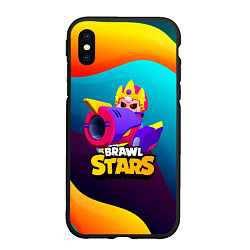 Чехол iPhone XS Max матовый BrawlStars Bonny, цвет: 3D-черный