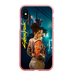 Чехол iPhone XS Max матовый Панам Nightcity, цвет: 3D-баблгам