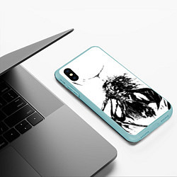 Чехол iPhone XS Max матовый МАЛЕНИЯ ELDEN RING ЭЛДЕН РИНГ, цвет: 3D-мятный — фото 2