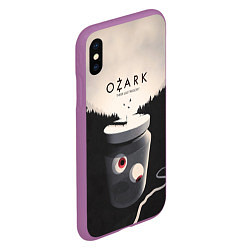 Чехол iPhone XS Max матовый Ozark - Their Last Resort, цвет: 3D-фиолетовый — фото 2