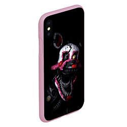 Чехол iPhone XS Max матовый Twisted Bonnie, цвет: 3D-розовый — фото 2