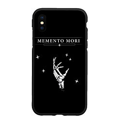 Чехол iPhone XS Max матовый Memento Mori Надпись