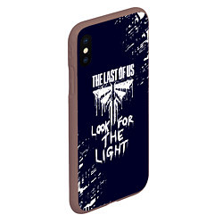 Чехол iPhone XS Max матовый The last of us 2 - ЦИКАДЫ LOOK FOR THE LIGHT, цвет: 3D-коричневый — фото 2