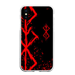 Чехол iPhone XS Max матовый КЛЕЙМО ЖЕРТВЫ BERSERK БЕРСЕРК