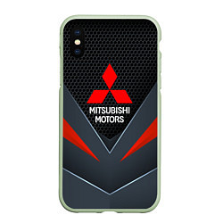 Чехол iPhone XS Max матовый MITSUBISHI - TECHNOLOGY ТЕХНОЛОГИИ