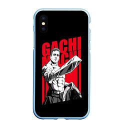 Чехол iPhone XS Max матовый GACHIMUCHI WARRIOR ГАЧИМУЧИ ВОИН