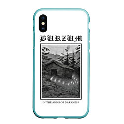 Чехол iPhone XS Max матовый In the arms of darkness - Burzum