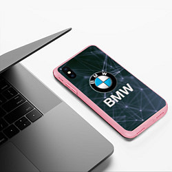 Чехол iPhone XS Max матовый БМВ - BMW Абстракция, цвет: 3D-баблгам — фото 2