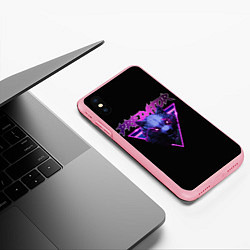 Чехол iPhone XS Max матовый PREDATOR ХИЩНИК ВОЛК, цвет: 3D-баблгам — фото 2