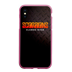 Чехол iPhone XS Max матовый Classic Bites - Scorpions