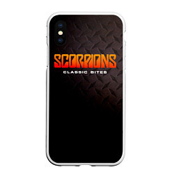 Чехол iPhone XS Max матовый Classic Bites - Scorpions