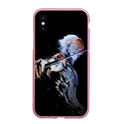 Чехол iPhone XS Max матовый METAL GEAR RISING Райден с мечом