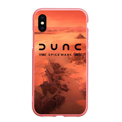 Чехол iPhone XS Max матовый Dune: Spice Wars, logo, цвет: 3D-баблгам