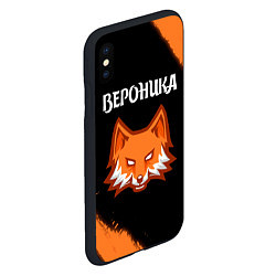 Чехол iPhone XS Max матовый Вероника ЛИСА Краски, цвет: 3D-черный — фото 2