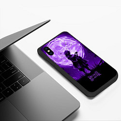 Чехол iPhone XS Max матовый КЛИНОК, РАССЕКАЮЩИЙ ДЕМОНОВ ГИЮ ТОМИОКА, цвет: 3D-черный — фото 2
