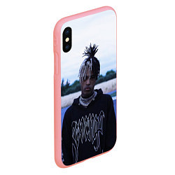 Чехол iPhone XS Max матовый XXXTentacion in a revenge hoodie, цвет: 3D-баблгам — фото 2