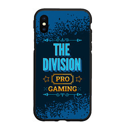 Чехол iPhone XS Max матовый Игра The Division: PRO Gaming, цвет: 3D-черный