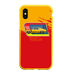 Чехол iPhone XS Max матовый Super Muscle Car