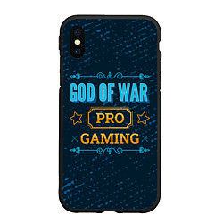 Чехол iPhone XS Max матовый Игра God of War: PRO Gaming, цвет: 3D-черный