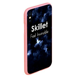 Чехол iPhone XS Max матовый Feel Invincible - Skillet, цвет: 3D-баблгам — фото 2