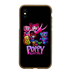 Чехол iPhone XS Max матовый POPPY PLAYTIME chapter 2 персонажи игры