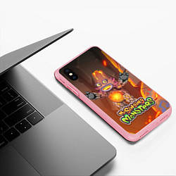 Чехол iPhone XS Max матовый My singing monsters ЛАВАТЁКА, цвет: 3D-баблгам — фото 2