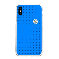 Чехол iPhone XS Max матовый Leicester city Абстракция