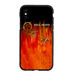 Чехол iPhone XS Max матовый Hell Awaits - Slayer