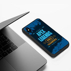 Чехол iPhone XS Max матовый Игра Apex Legends: PRO Gaming, цвет: 3D-черный — фото 2