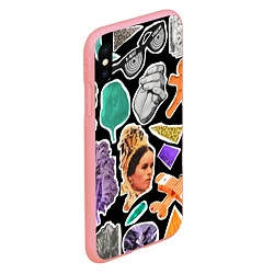 Чехол iPhone XS Max матовый Underground pattern Fashion trend, цвет: 3D-баблгам — фото 2