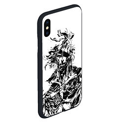 Чехол iPhone XS Max матовый Metal Gear Rising: Revengeance, цвет: 3D-черный — фото 2