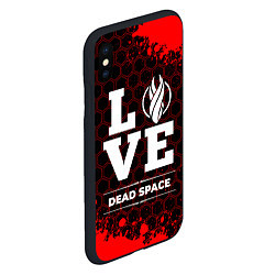 Чехол iPhone XS Max матовый Dead Space Love Классика, цвет: 3D-черный — фото 2