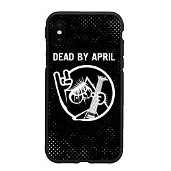 Чехол iPhone XS Max матовый Dead by April КОТ Гранж