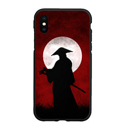 Чехол iPhone XS Max матовый Samurai Самурай, цвет: 3D-черный