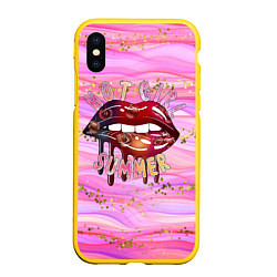 Чехол iPhone XS Max матовый HOT GIRL SUMMER