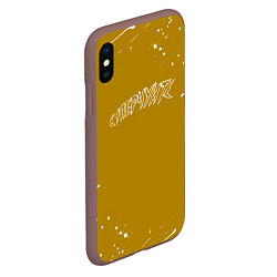 Чехол iPhone XS Max матовый Gone fludd - суперчуитс, цвет: 3D-коричневый — фото 2