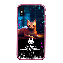 Чехол iPhone XS Max матовый Stray Cat: Бродячий Кот