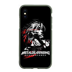 Чехол iPhone XS Max матовый Metal Gear Rising - game hero