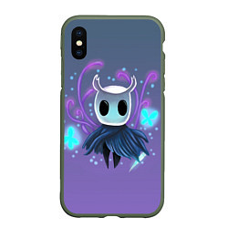 Чехол iPhone XS Max матовый Hollow Knight - рыцарь