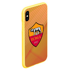 Чехол iPhone XS Max матовый Roma Абстракция, цвет: 3D-желтый — фото 2